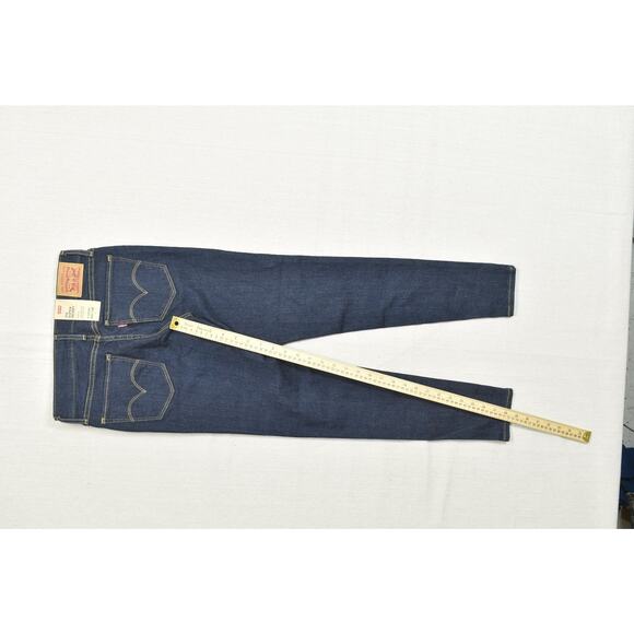 NEW Women's Levi's 710 Super Skinny Jeans Mid Rise Size 4 Short Blue Cotton - Picture 4 of 8